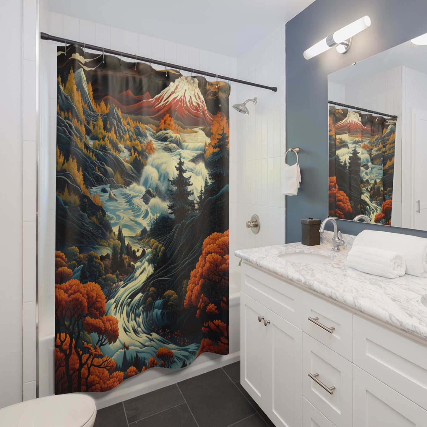Majestic Mountain Design Collection - Shower Curtain