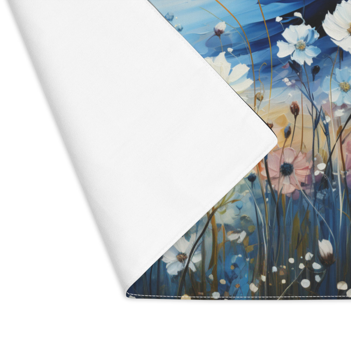 Blue Serenity Collection # 2 - Placemat - 18" × 14" (45.72cm x 35.56cm )