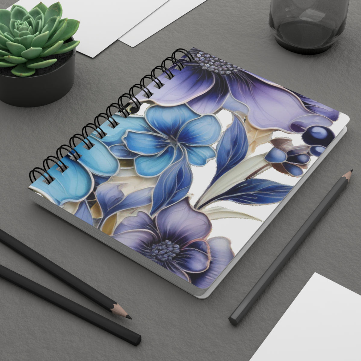 Topeka Flower Collection - Spiral Bound Journal