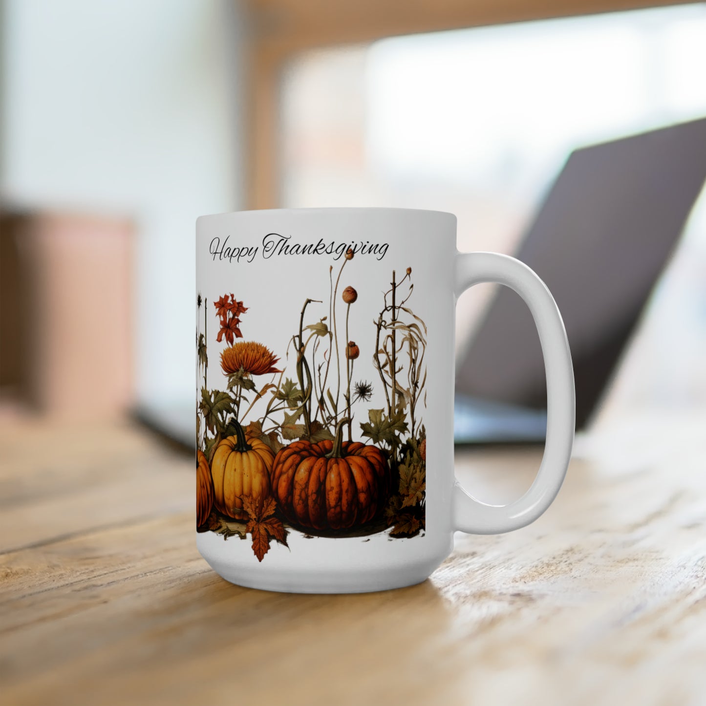 Thanksgiving Pumpkin Collection - #1 - Ceramic Mug 15oz