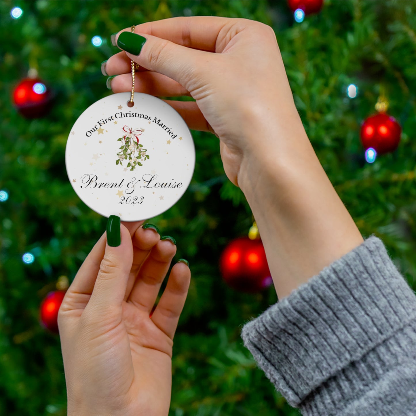 Ceramic Ornament, 1-Pack