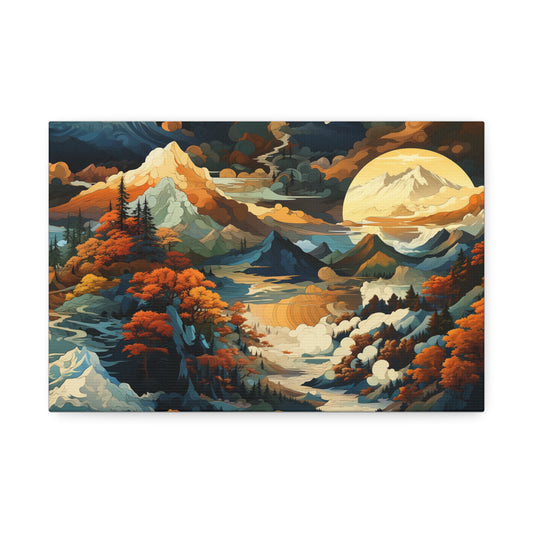 Majestic Mountain Design Collection  - Canvas Print