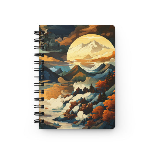 Majestic Mountains Design Collection - Spiral Bound Journal