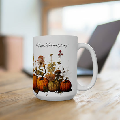 Thanksgiving Pumpkin Collection #2 - Ceramic Mug 15oz