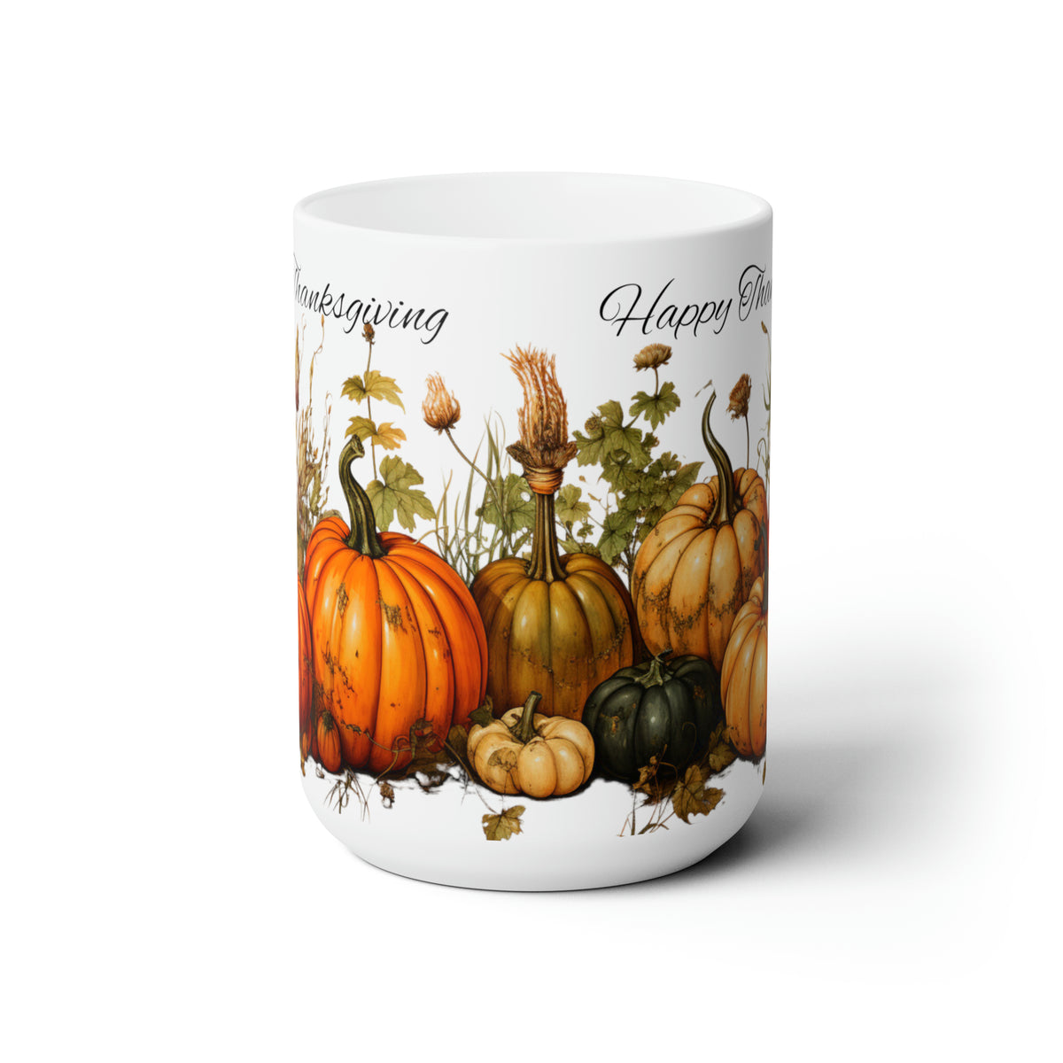 Thanksgiving Pumpkin Collection # 4 - Mug 15oz