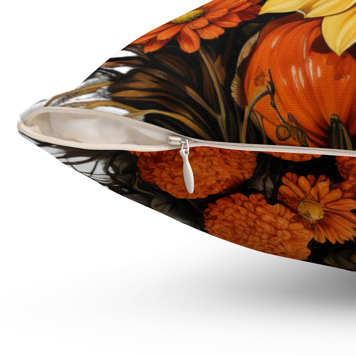 Welcome Autumn Collection #1 - Spun Polyester Square Pillow  - 14x14'' ( 35x35 cm)
