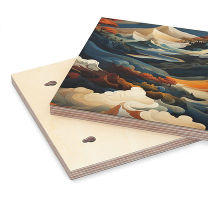 Majestic Mountain Collection - Wood Canvas
