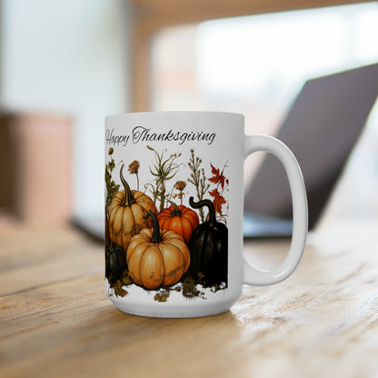 Thanksgiving Pumpkin Collection # 4 - Mug 15oz