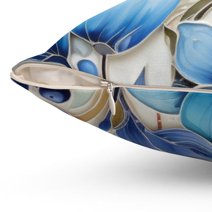 Topeka Flower Collection # 2 - Square Pillow - 14 x14"