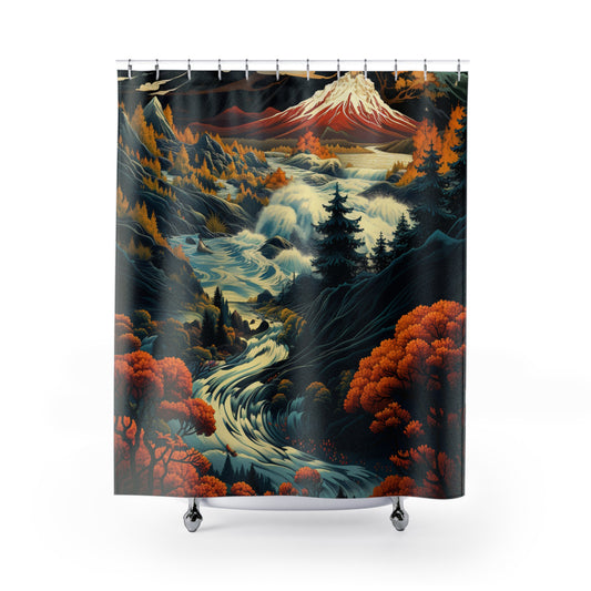 Majestic Mountain Design Collection - Shower Curtain